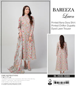 Bareeze Printed Bana Dora