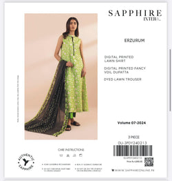 Sapphire Printed Lawn 3-Piece D213